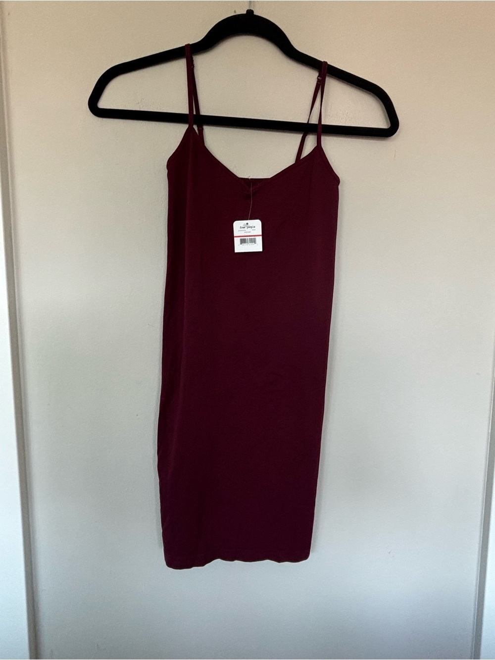 Free People Burgundy Slip Dress